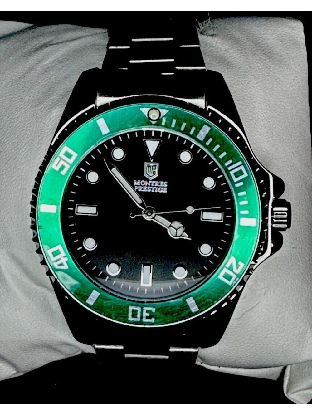Montres Prestige X Invicta Men's Watch - 42mm, Steel-Green-Quartz-Warranty